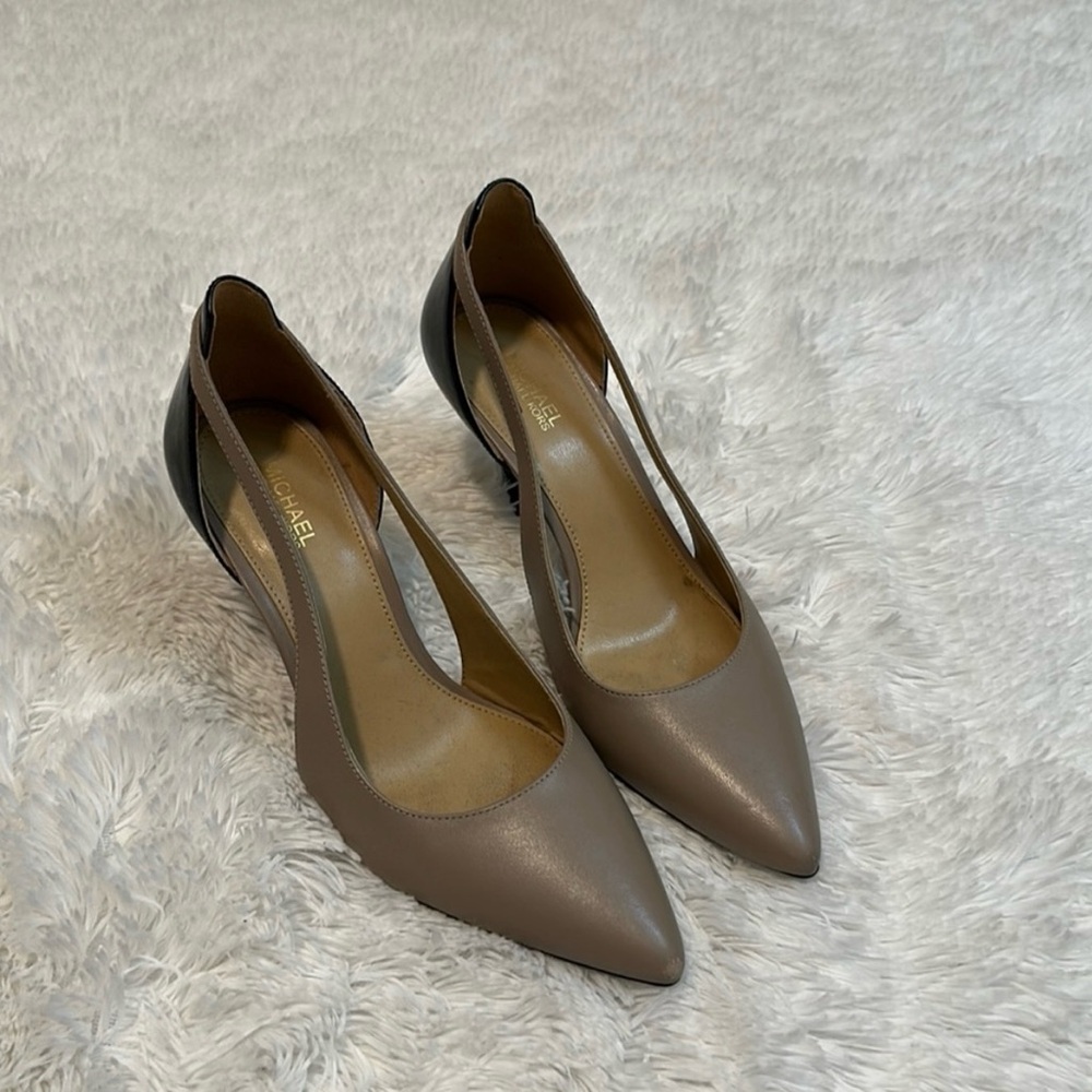 Micheal Kors Two Tone Leather Heels